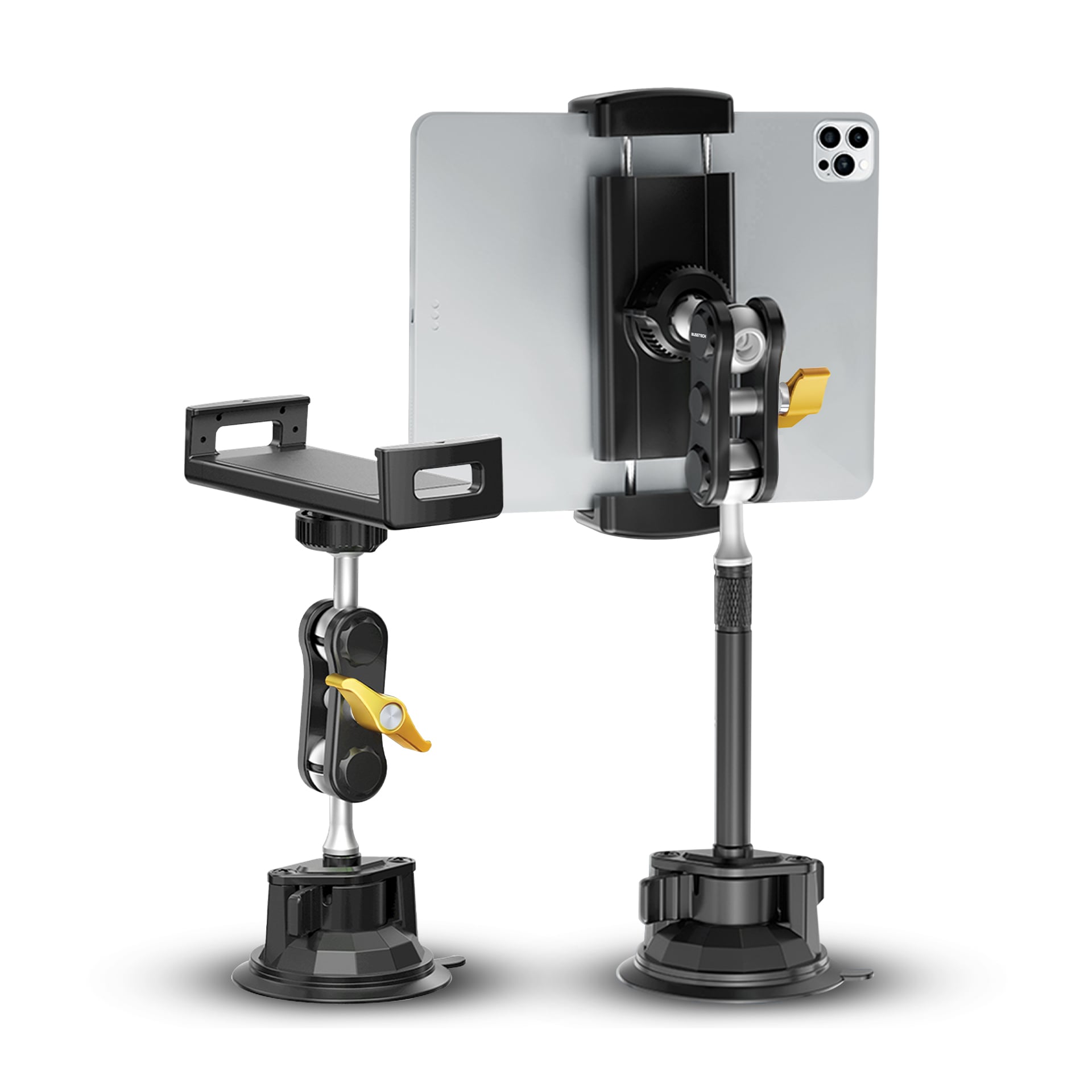 ที่จับโทรศัพท์ + แท็บเล็ต ในรถยนต์ BLISSTECH รุ่น D3J ( ติดใช้งานคอนโซลรถ ) ปรับมุมได้ 360 ํ วัสดุอะลูมิเนียมอัลลอย_0